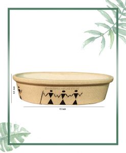 Ceramic Bonsai Tray Planter - Matt 13 inch