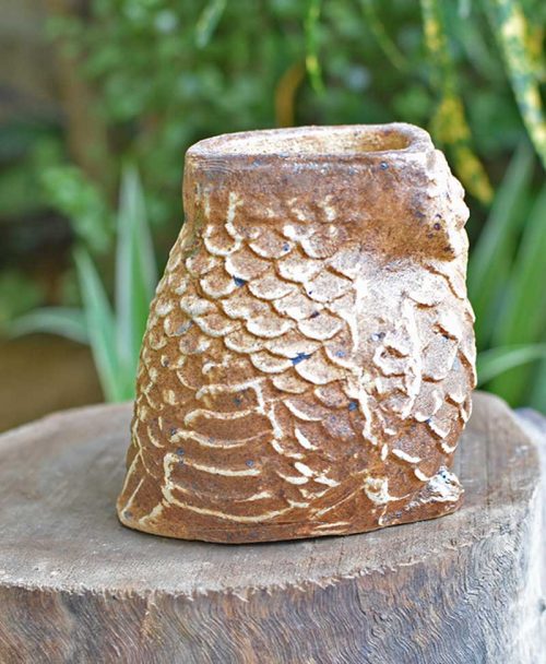 Ceramic Designer Owl Planter Brown Right