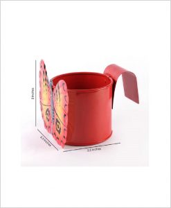 Buy Metal Butterfly Planter Red Dia