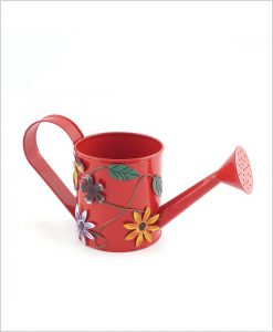 Metal Watering Can 500ml Red